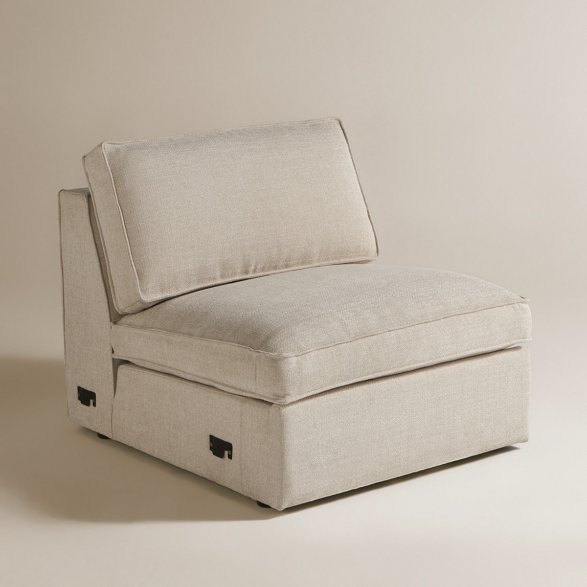 Sofá de Canto de 5 lugares com 2 Chaiselongue Alice Bege-12