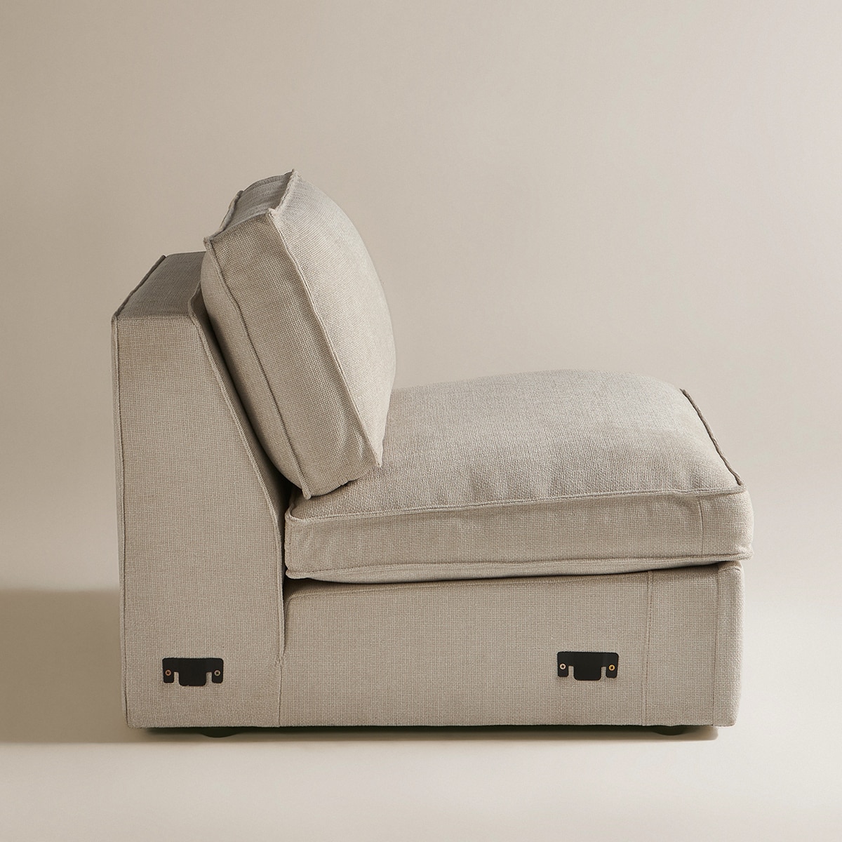 Sofá de Canto de 5 lugares com 2 Chaiselongue Alice Bege-14