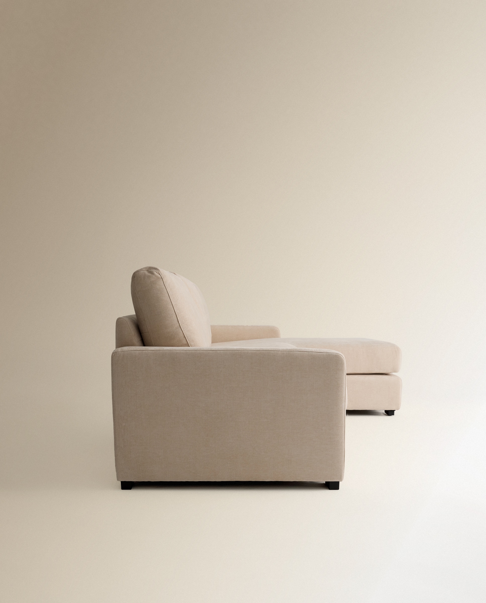 Imagen 4 de Sofá de 5 plazas con chaise longue derecha Verona - Crema Crema