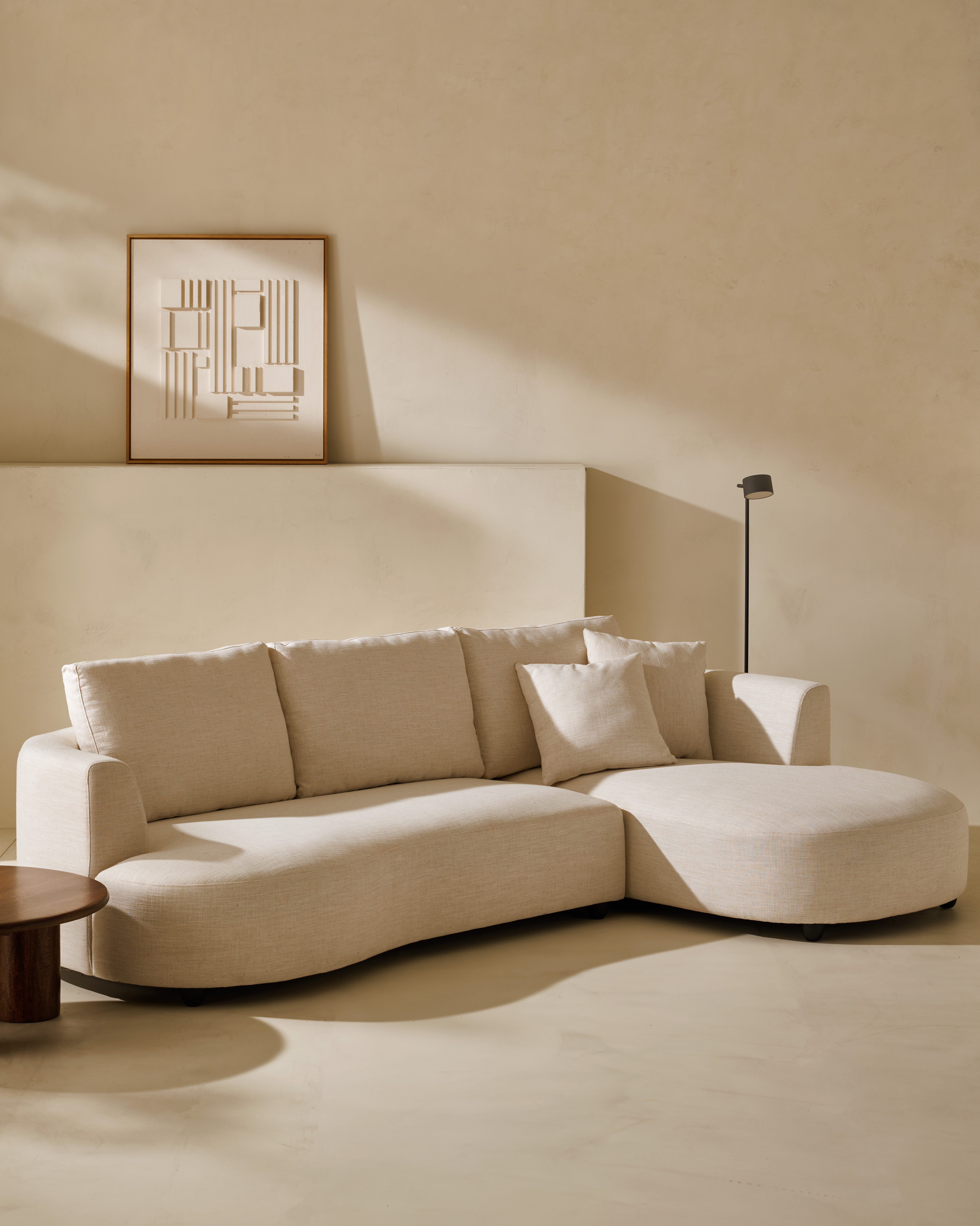 Imagem 0 de Sofá de 5 lugares com chaise longue à direita Bremen