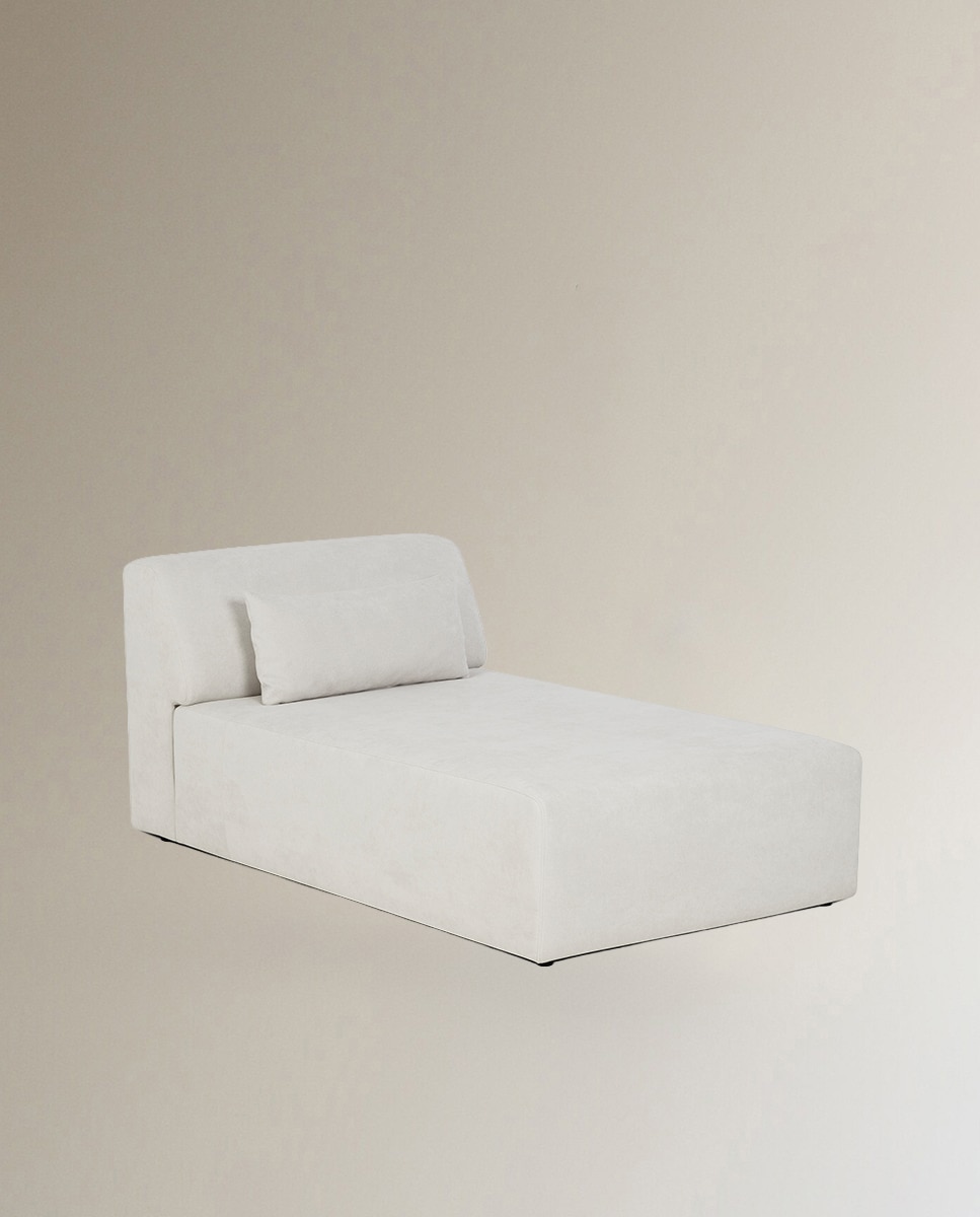 Módulo Chaise Longue sem Braços para o Sofá Copenhague Cru-2