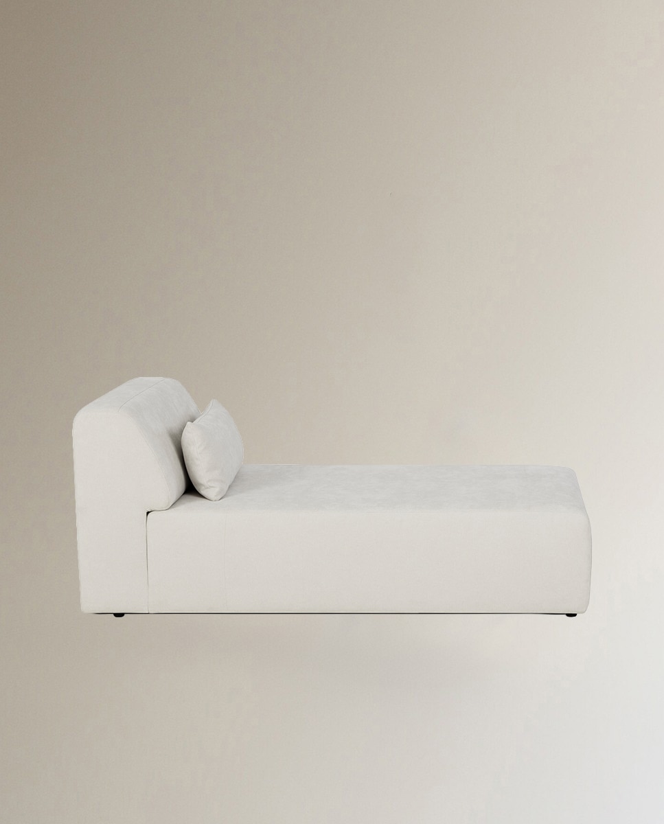 Módulo Chaise Longue sem Braços para o Sofá Copenhague Cru-3