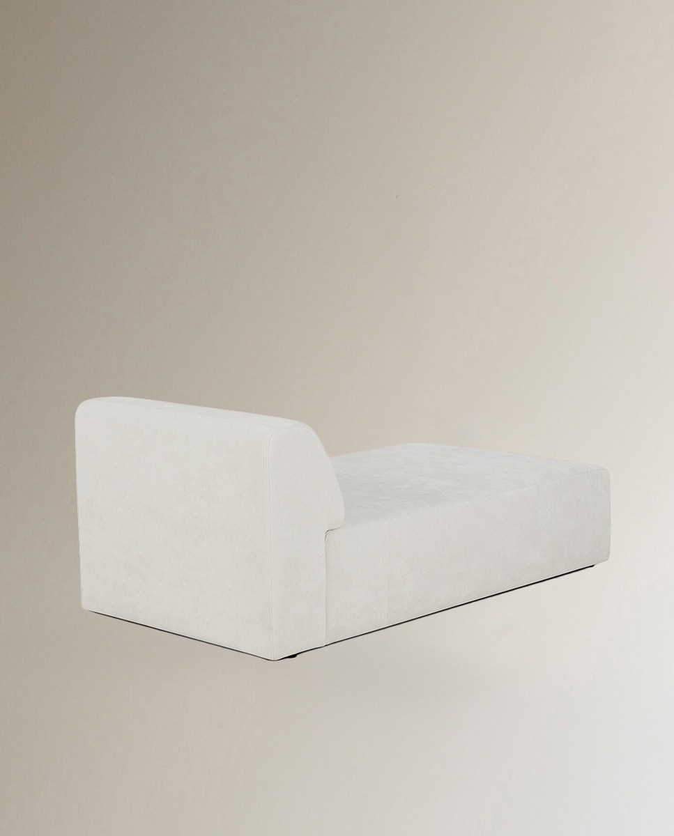 Módulo Chaise Longue sem Braços para o Sofá Copenhague Cru-4