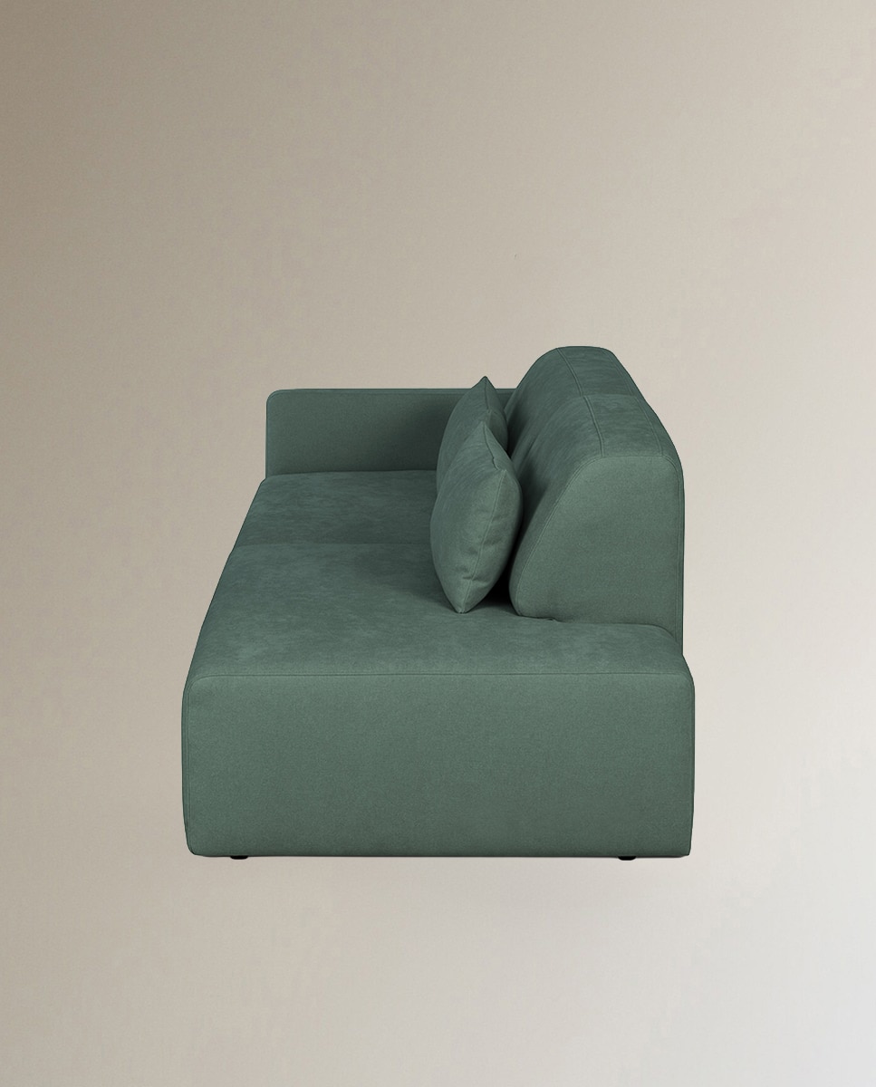 Sofá modular con terminal derecho Copenhague - Verde Verde-3