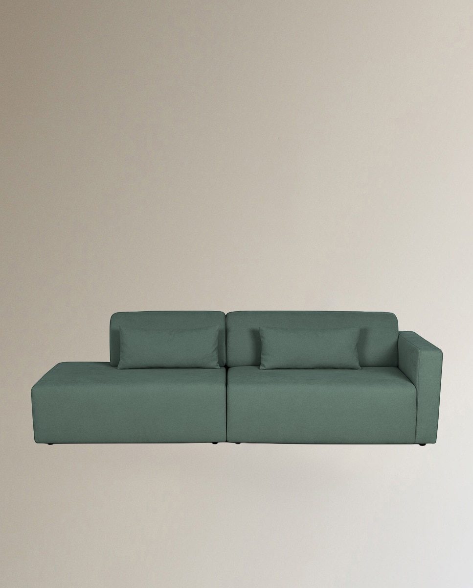 Sofá modular con terminal izquierdo Copenhague - Verde Verde-1