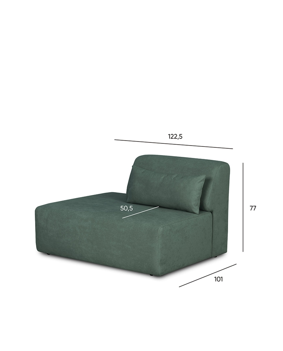 Módulo terminal izquierdo para sofá Copenhague - Verde Verde-5