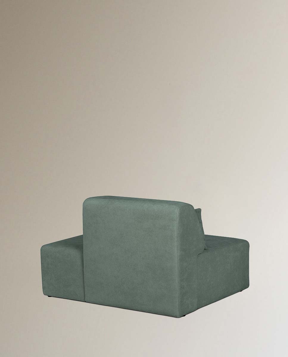 Módulo terminal derecho para sofá Copenhague - Verde Verde-4