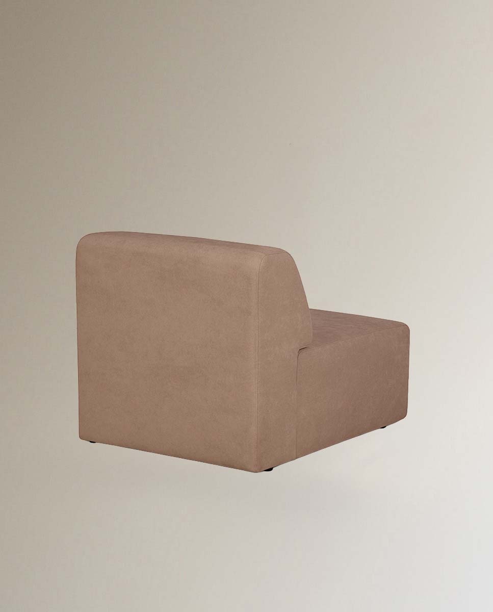Imagen 4 de Módulo de 1 plaza sin brazos para sofá Copenhague - Teja 82 cm Teja