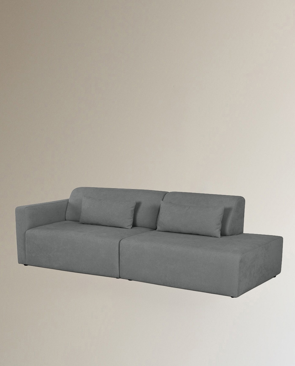 Sofá modular con terminal derecho Copenhague - Gris Gris-2