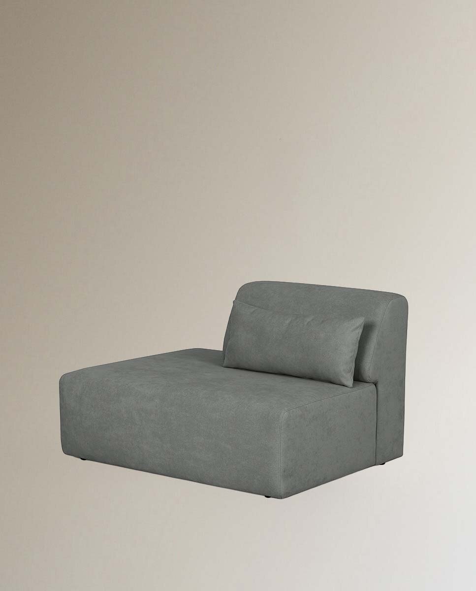 Módulo terminal izquierdo para sofá Copenhague - Gris Gris-2