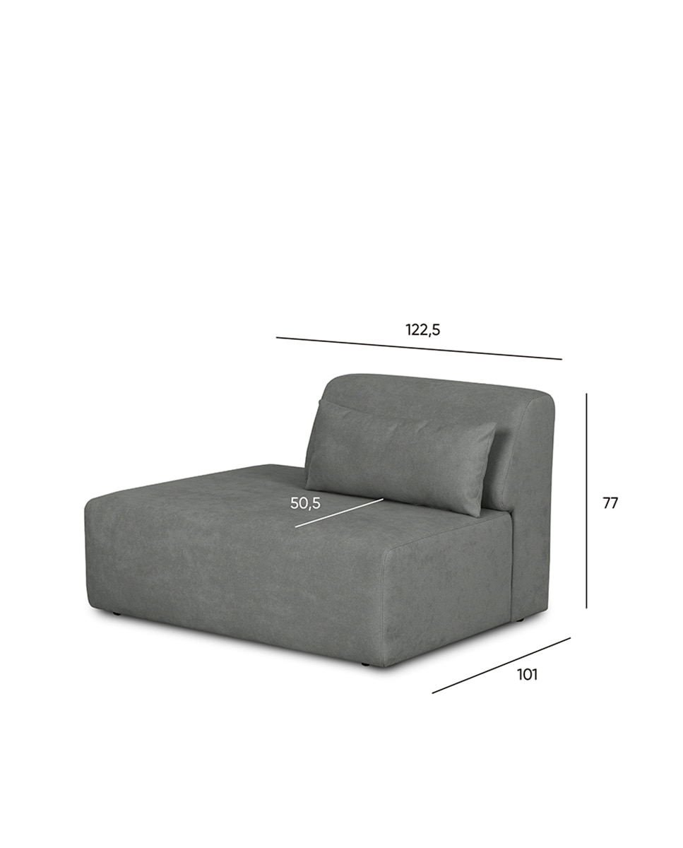 Módulo terminal izquierdo para sofá Copenhague - Gris Gris-5