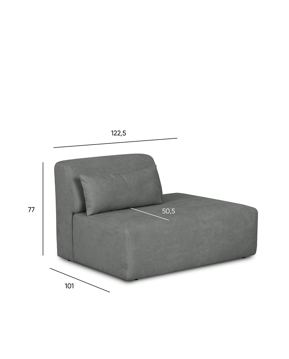 Módulo terminal derecho para sofá Copenhague - Gris Gris-5