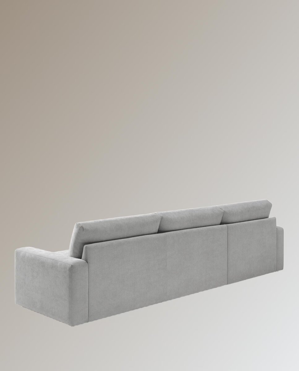 Imagen 5 de Sofá de 5 plazas con chaise longue izquierda Verona - Plata Plata