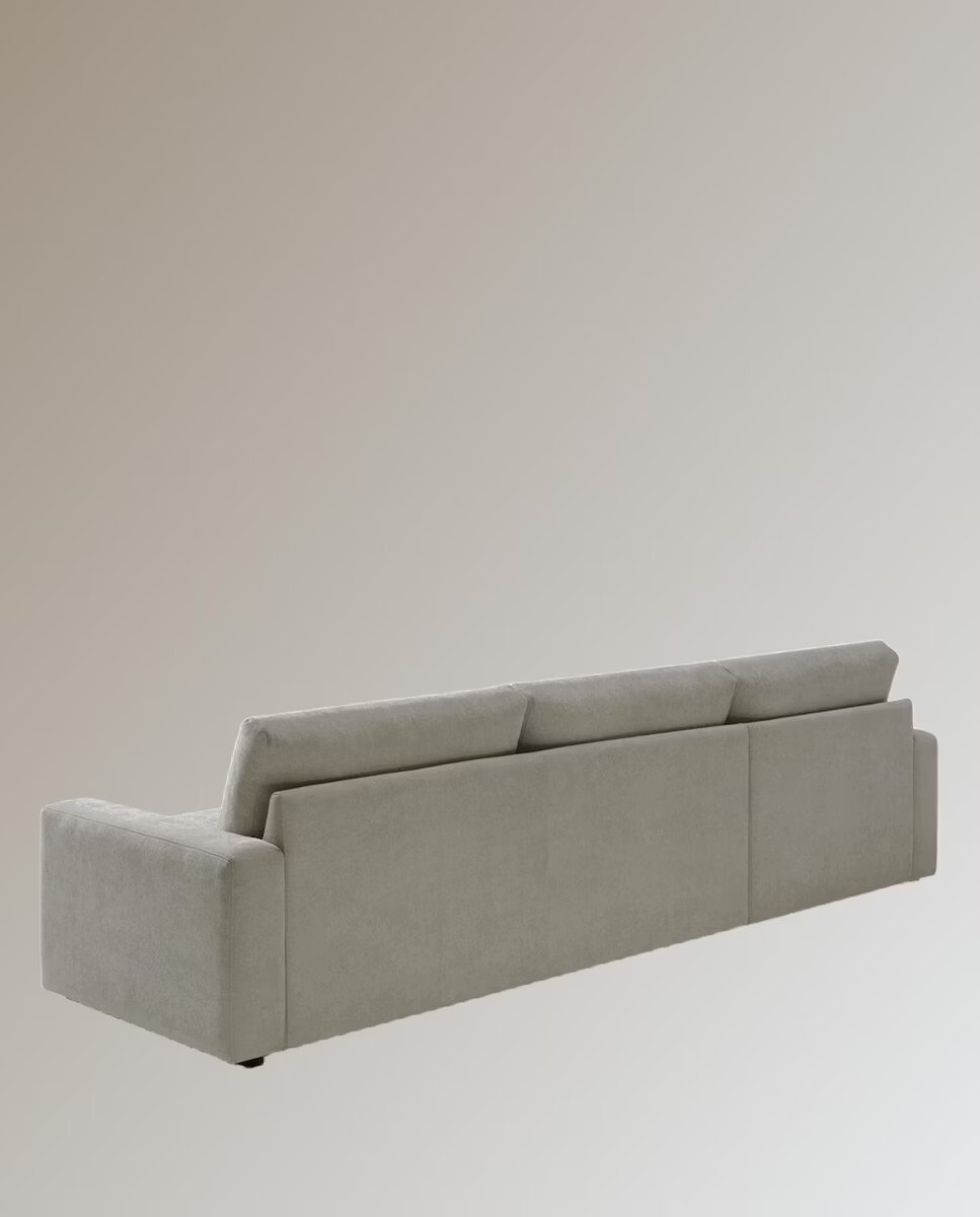 Imagen 5 de Sofá de 5 plazas con chaise longue izquierda Verona - Gris perla Gris perla