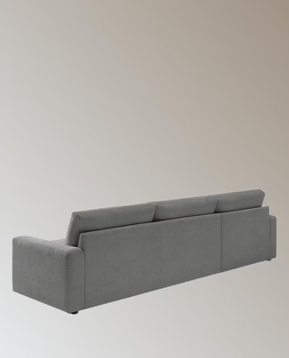 Imagen 5 de Sofá de 5 plazas con chaise longue izquierda Verona - Gris Gris
