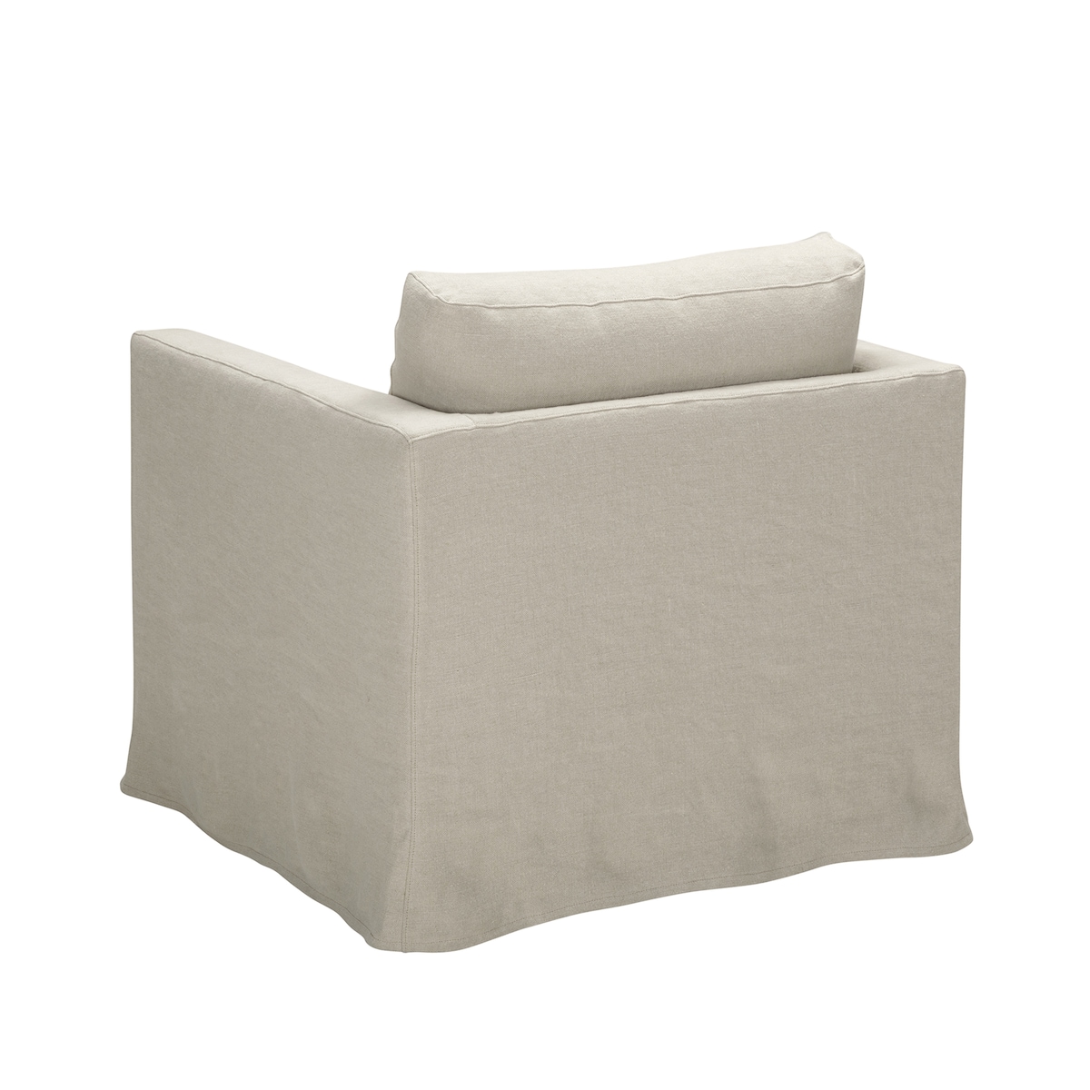 Sillón desenfundable de lino Ibiza El Corte Inglés Natural-3