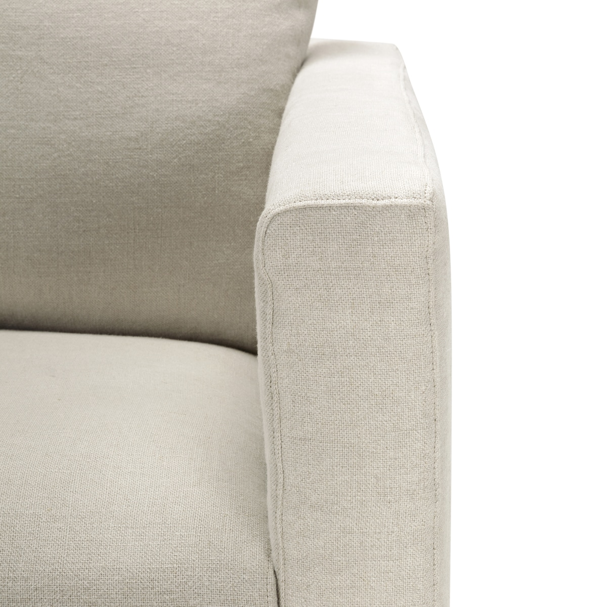 Sillón desenfundable de lino Ibiza El Corte Inglés Natural-5