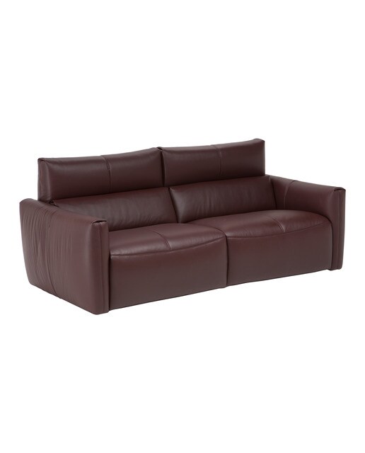 Imagen 0 de Sofá de piel de 3 plazas con 2 asientos relax eléctricos Galaxy Natuzzi Italia
