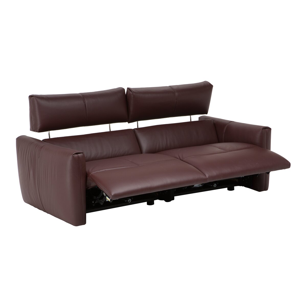Sofá de piel de 3 plazas con 2 asientos relax eléctricos Galaxy Natuzzi Italia 3