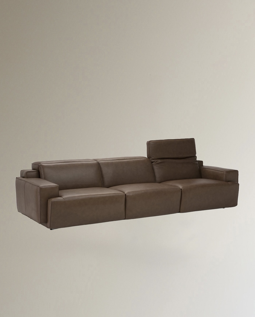 Sofá de 3 plazas con 3 asientos relax Iago Natuzzi 4