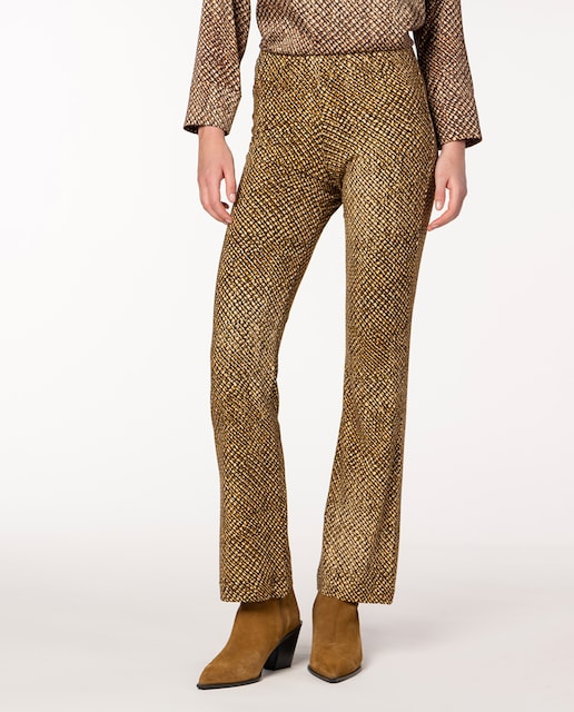 Imagen 0 de Pantalón estampado de punto circular