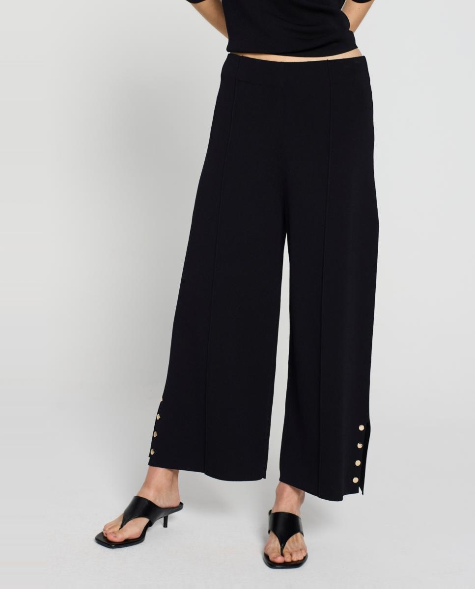 Imagem 0 de Calças Regular pela Cintura com Aberturas Laterais