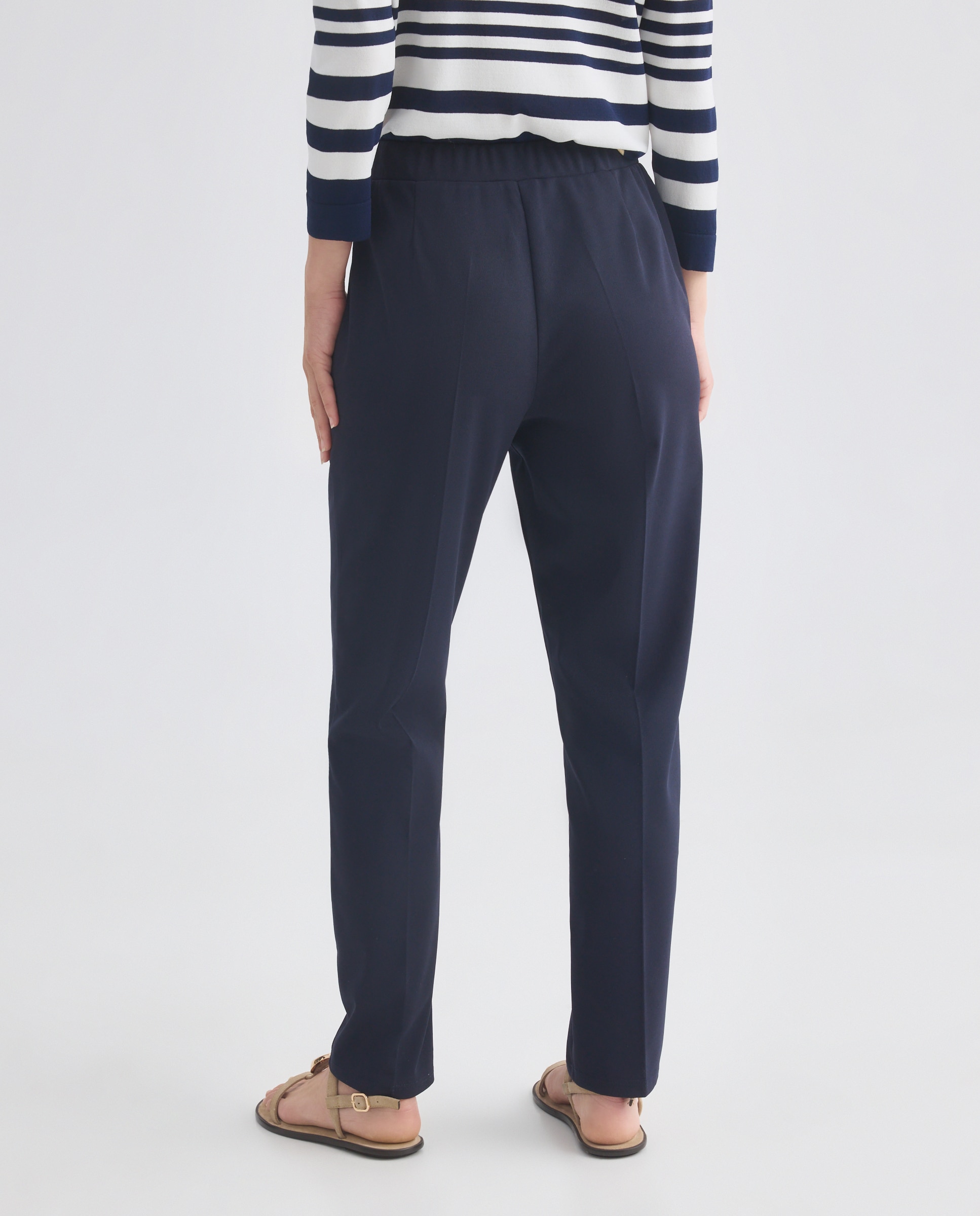 Pantalón de mujer liso goma cinturilla - Zermatt - Azul marino Azul marino-3