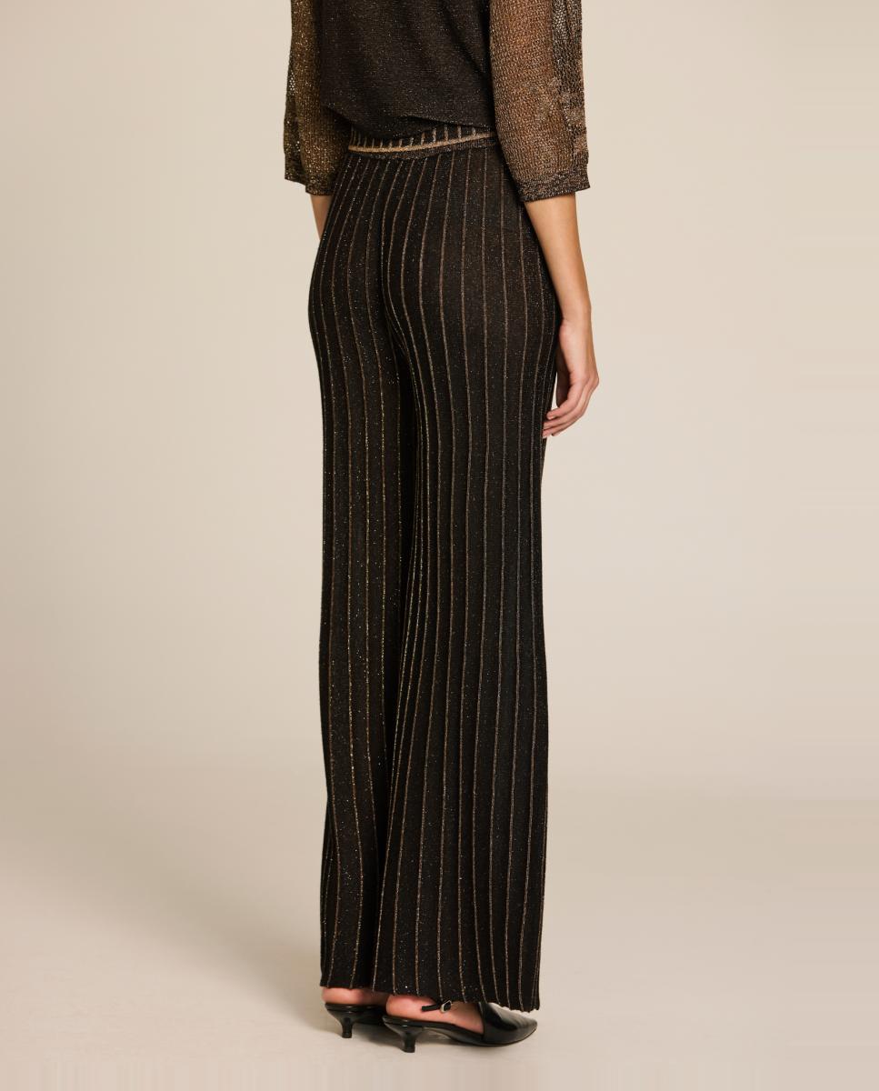 Imagen 2 de Pantalón de mujer plisado lúrex - Escorpion - Negro Negro