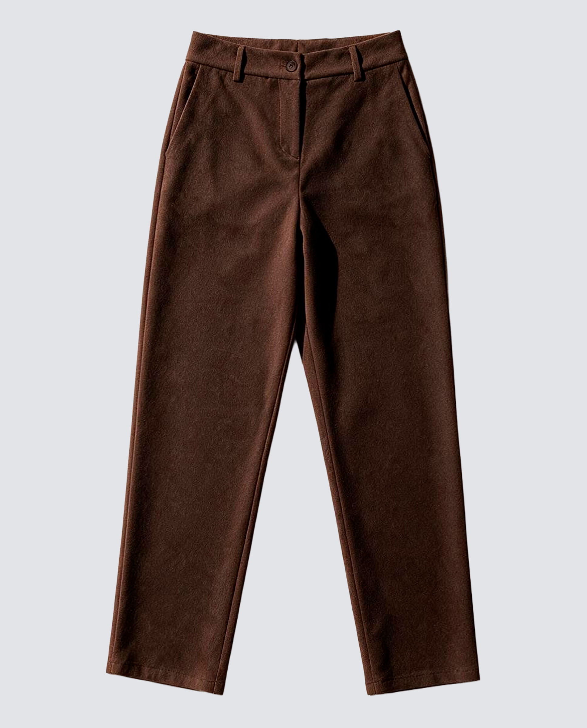 Pantalón de mujer liso - Zermatt - Marrón Marrón-3