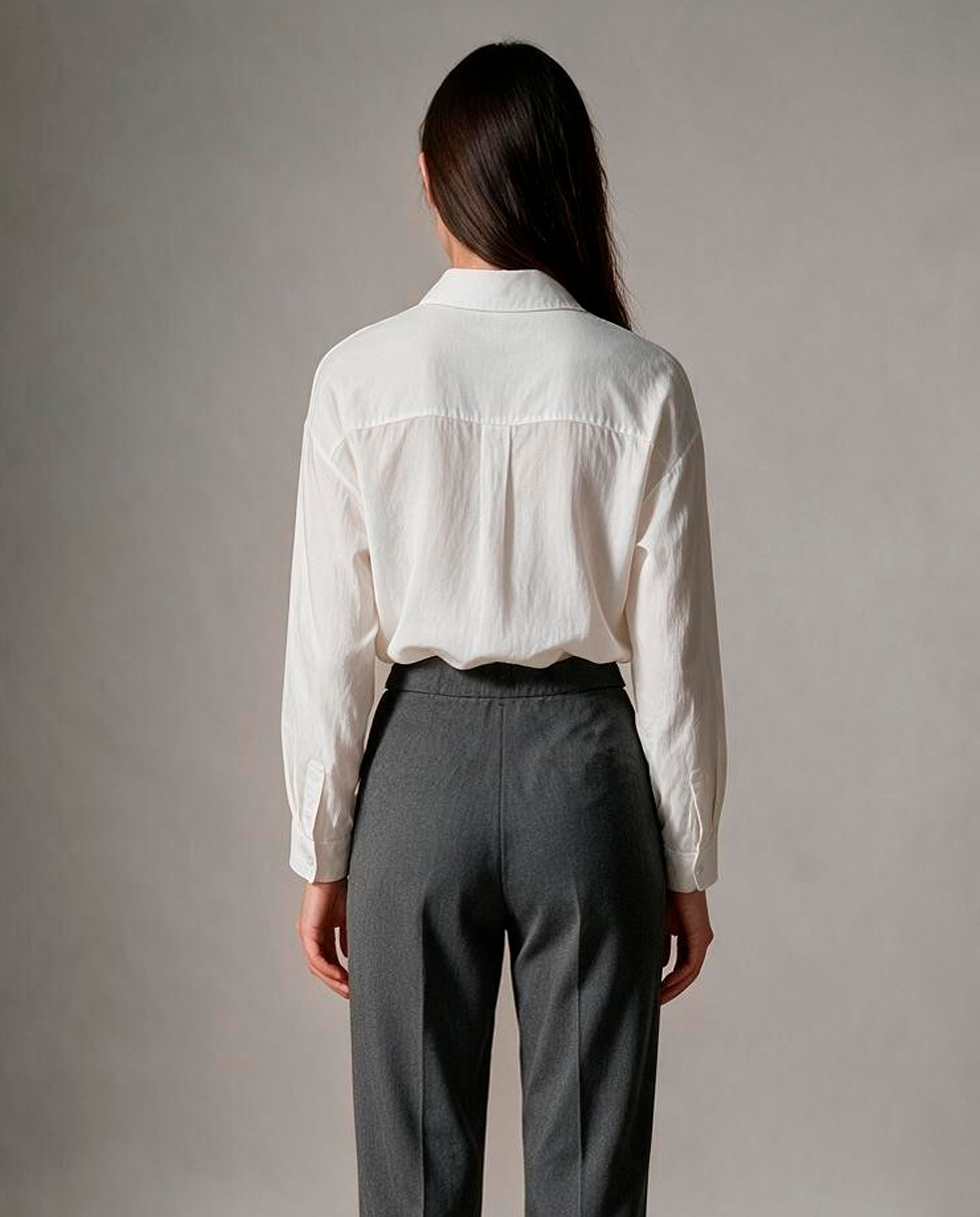 Pantalón de mujer liso, goma cinturilla - Zermatt - Kaki Kaki-2