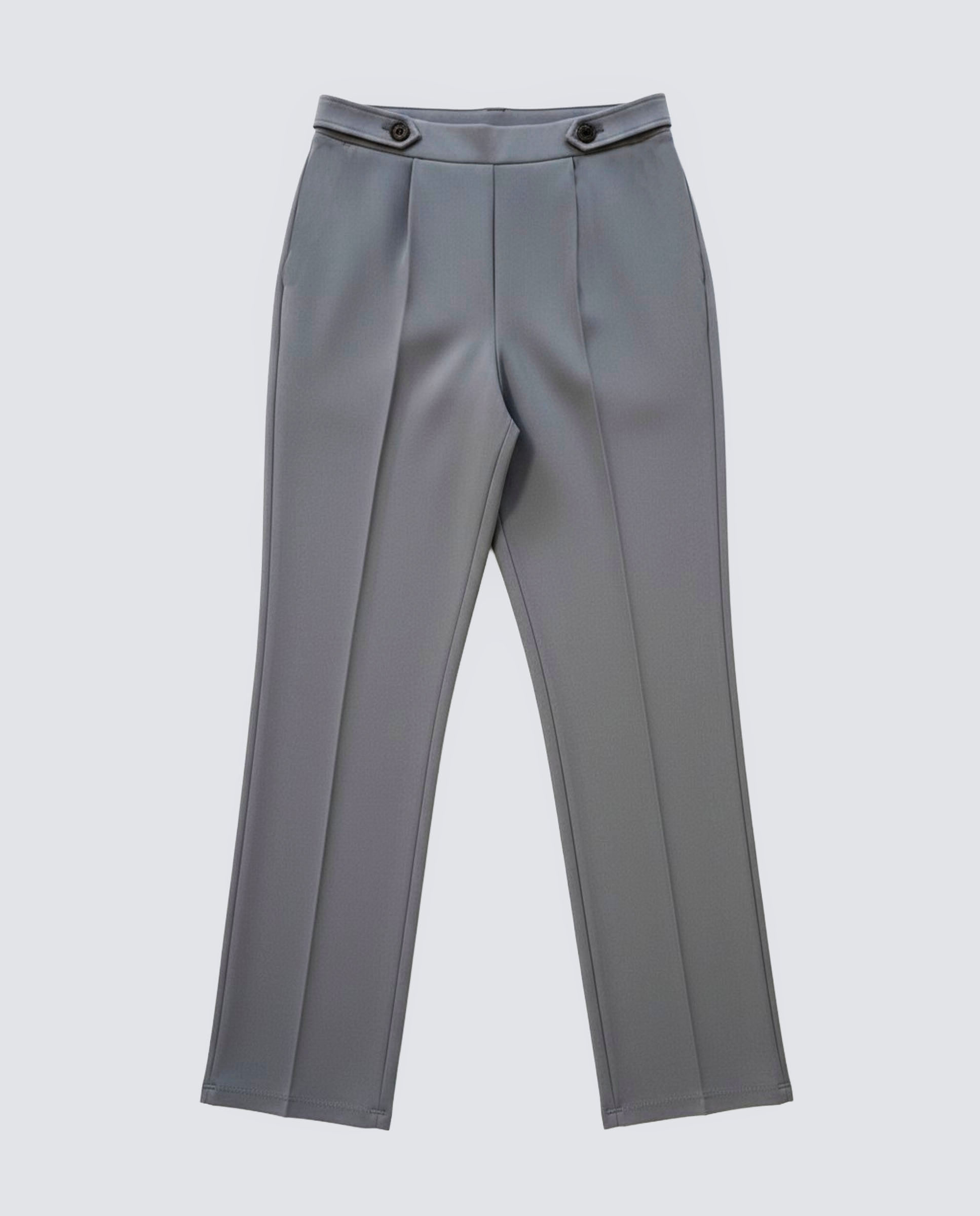 Pantalón de mujer liso, goma cinturilla - Zermatt - Kaki Kaki-3