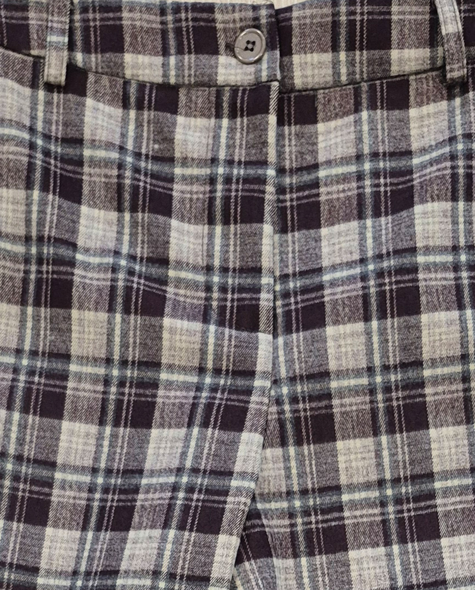 Pantalón de mujer cuadros - Zermatt - Marrón Marrón-3