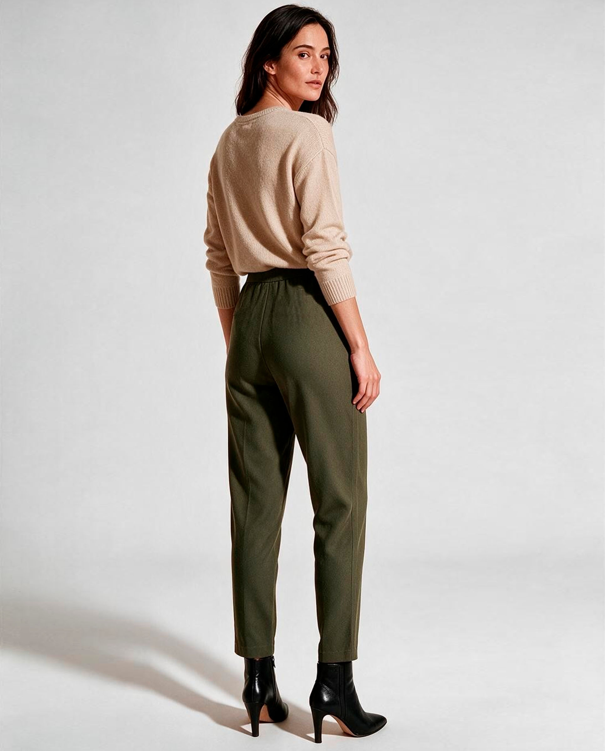 Pantalón de mujer liso - Zermatt - Kaki Kaki-2
