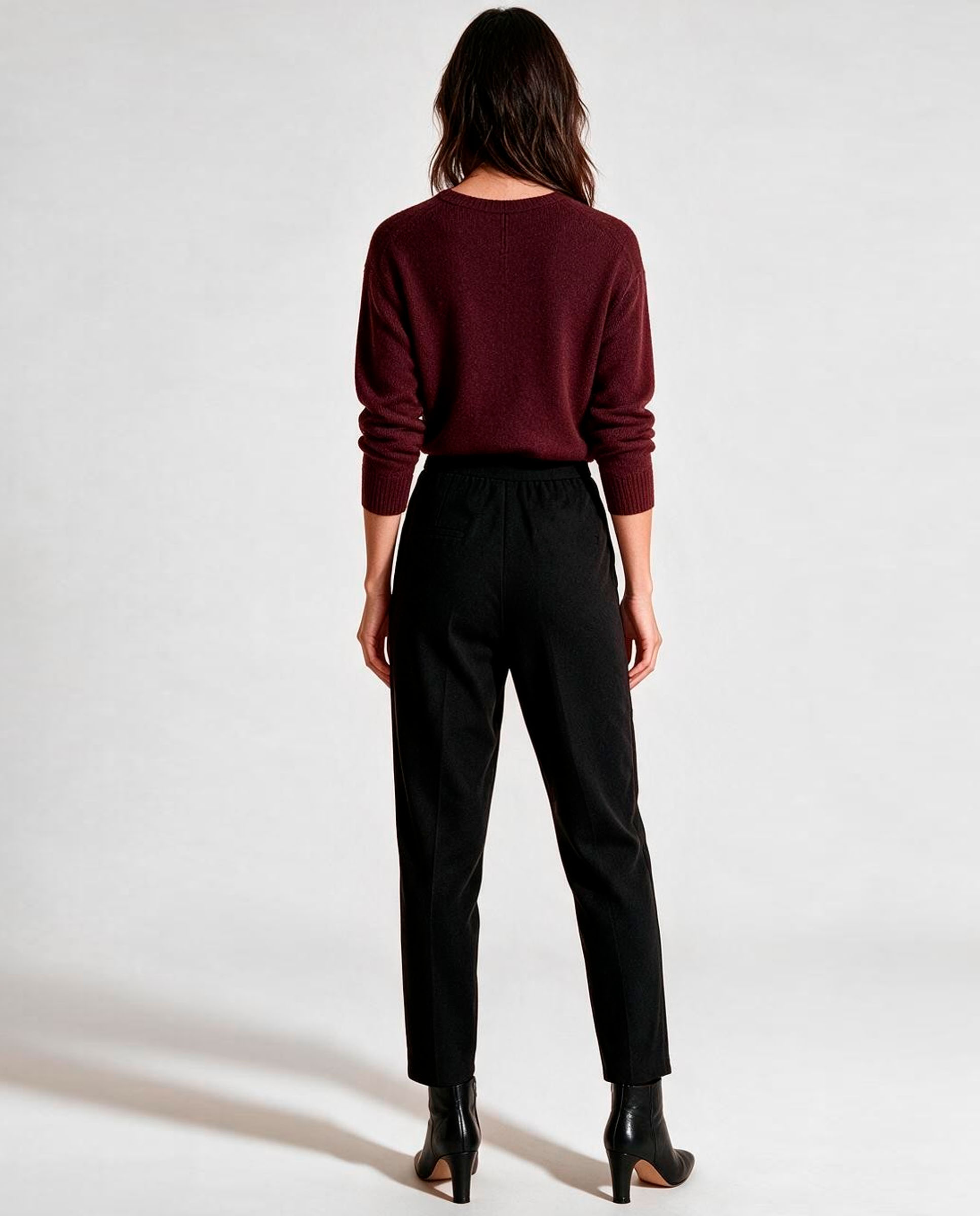Pantalón de mujer liso - Zermatt - Negro Negro-2