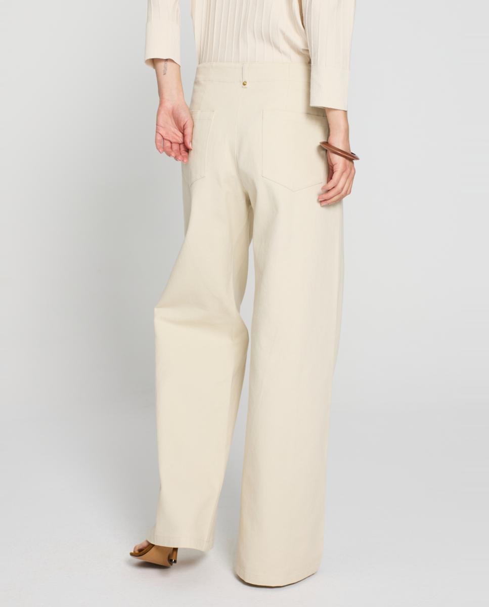 Jeans regular Creme-2