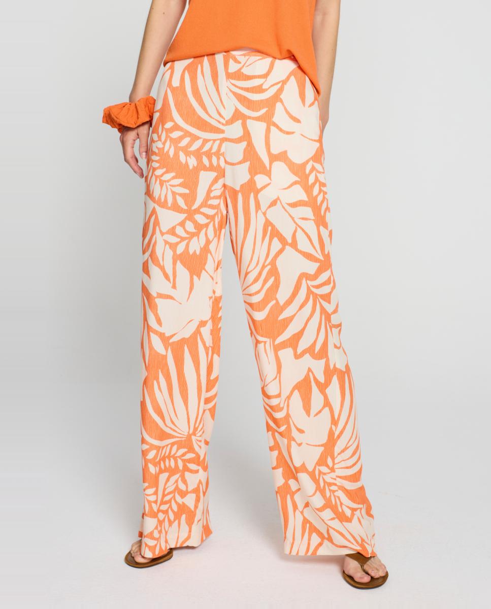 Escorpion - Pantalon de mujer wide leg y con goma en la cintura.