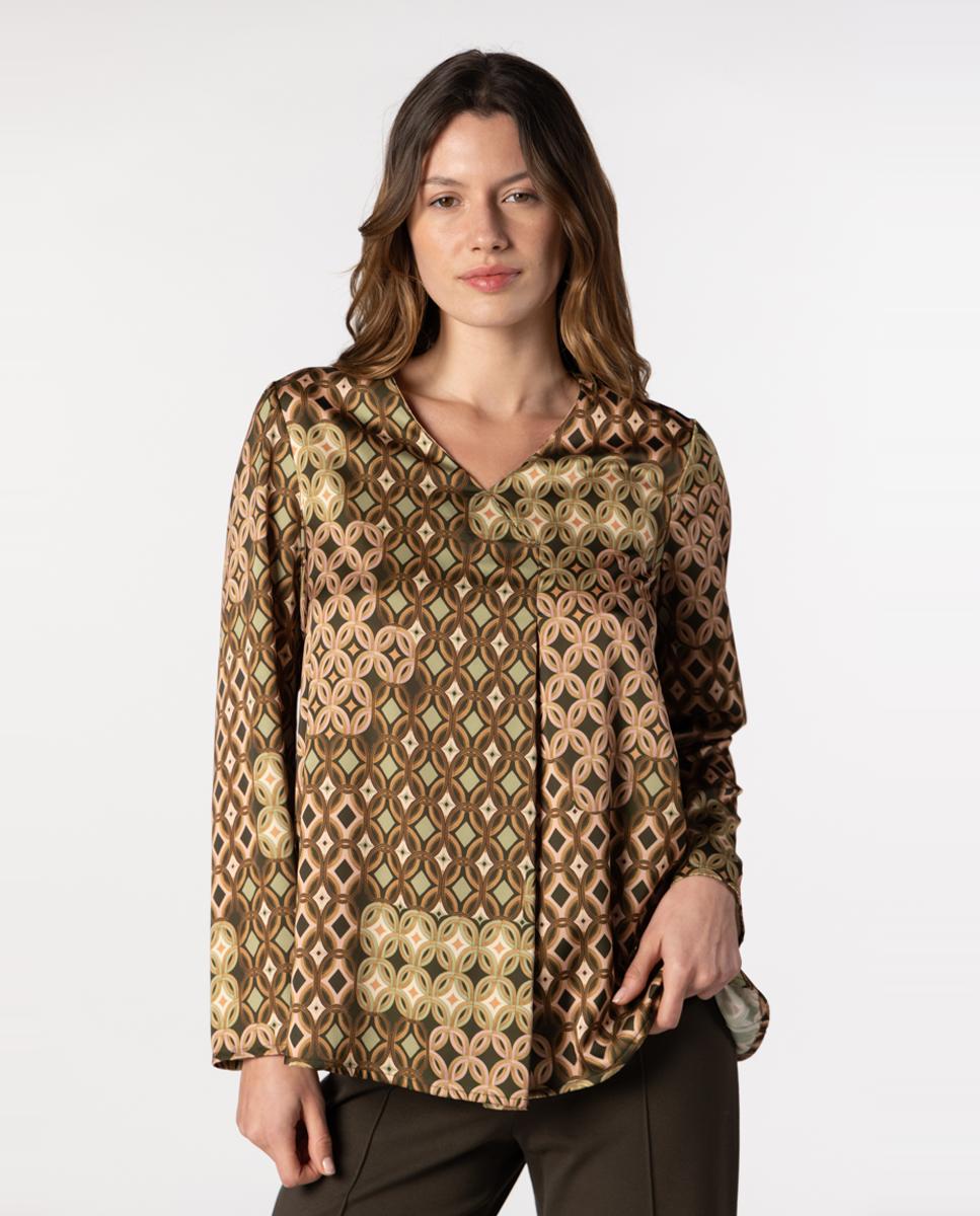 Imagem 0 de Blusa de mulher com Decote em V