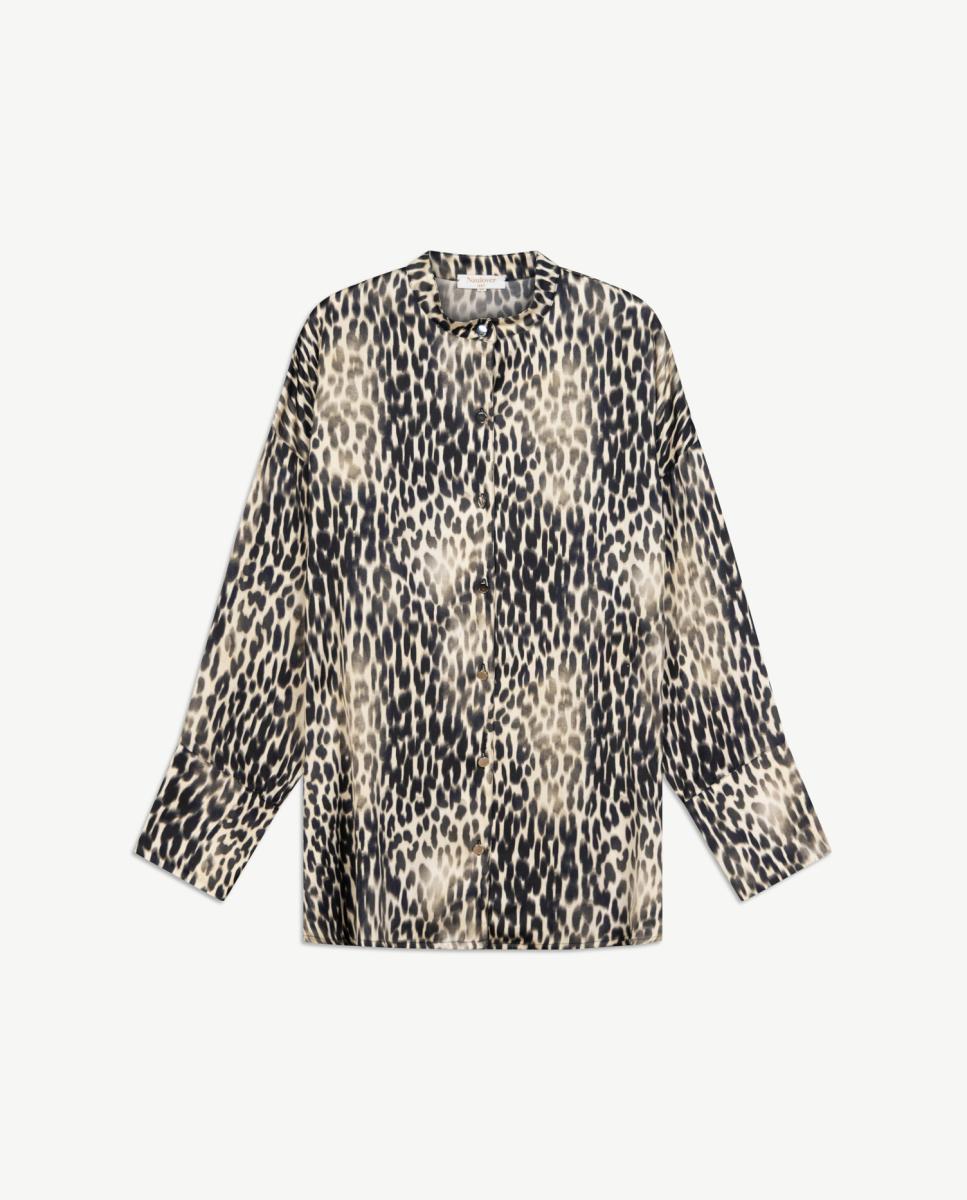 Capa de Malha em Jacquard Pied-de-Poule Preto-5