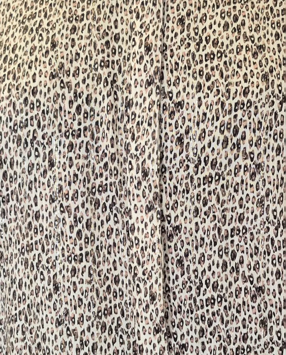 Camisa de mujer estampada, manga larga. - Zermatt - Kaki Kaki-3