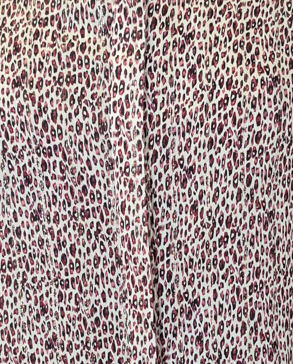 Camisa de mujer estampada, manga larga. - Zermatt - Granate Granate-3