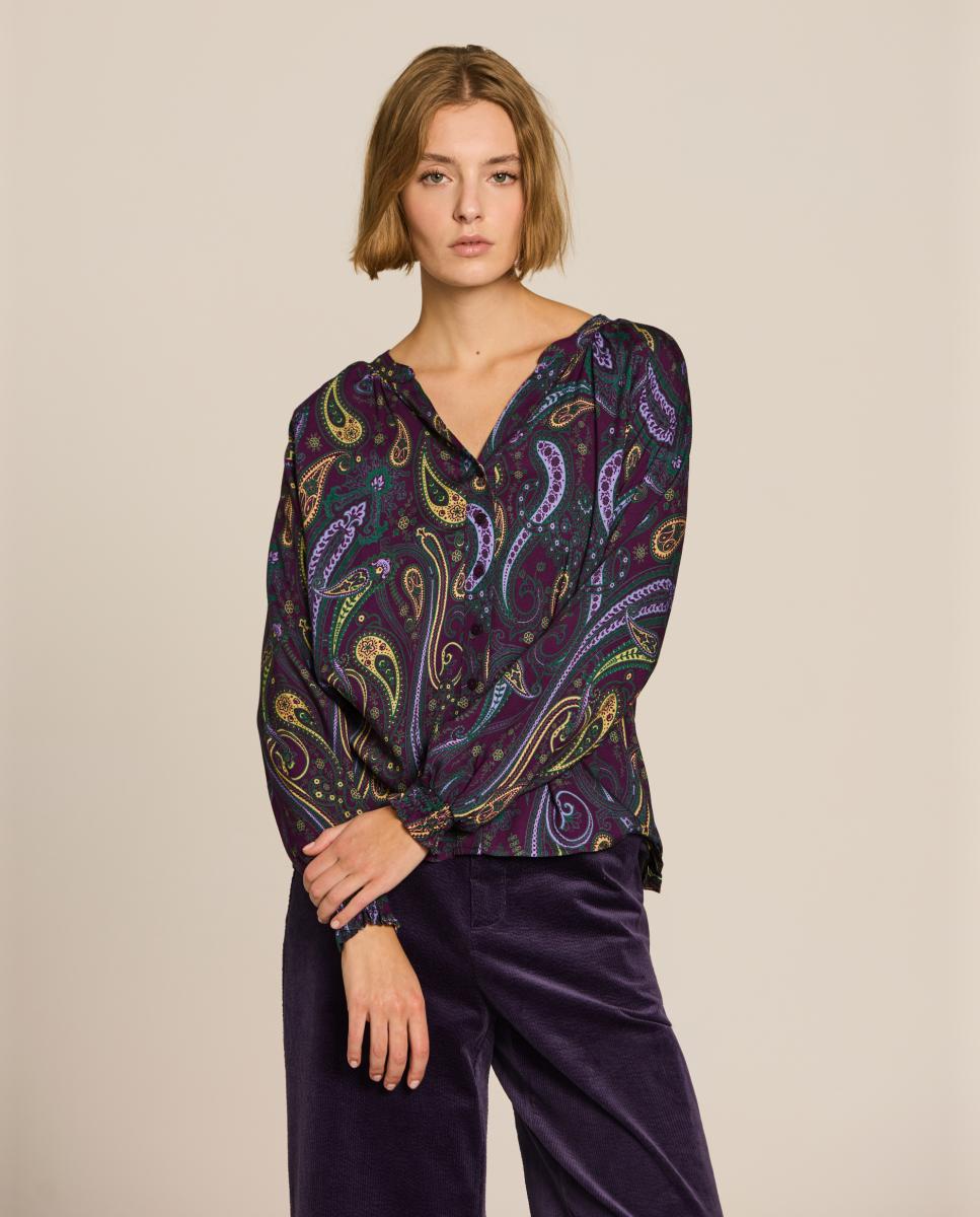 Imagem 0 de Blusa com Estampado Paisley