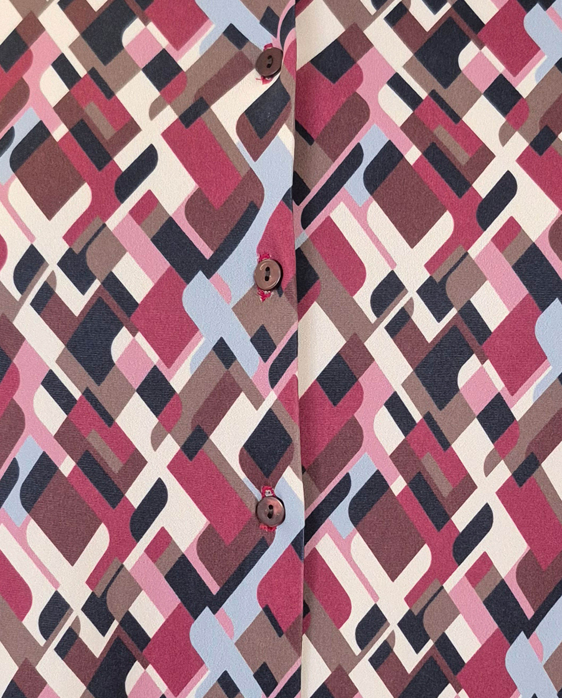 Camisa estampada Grená-3