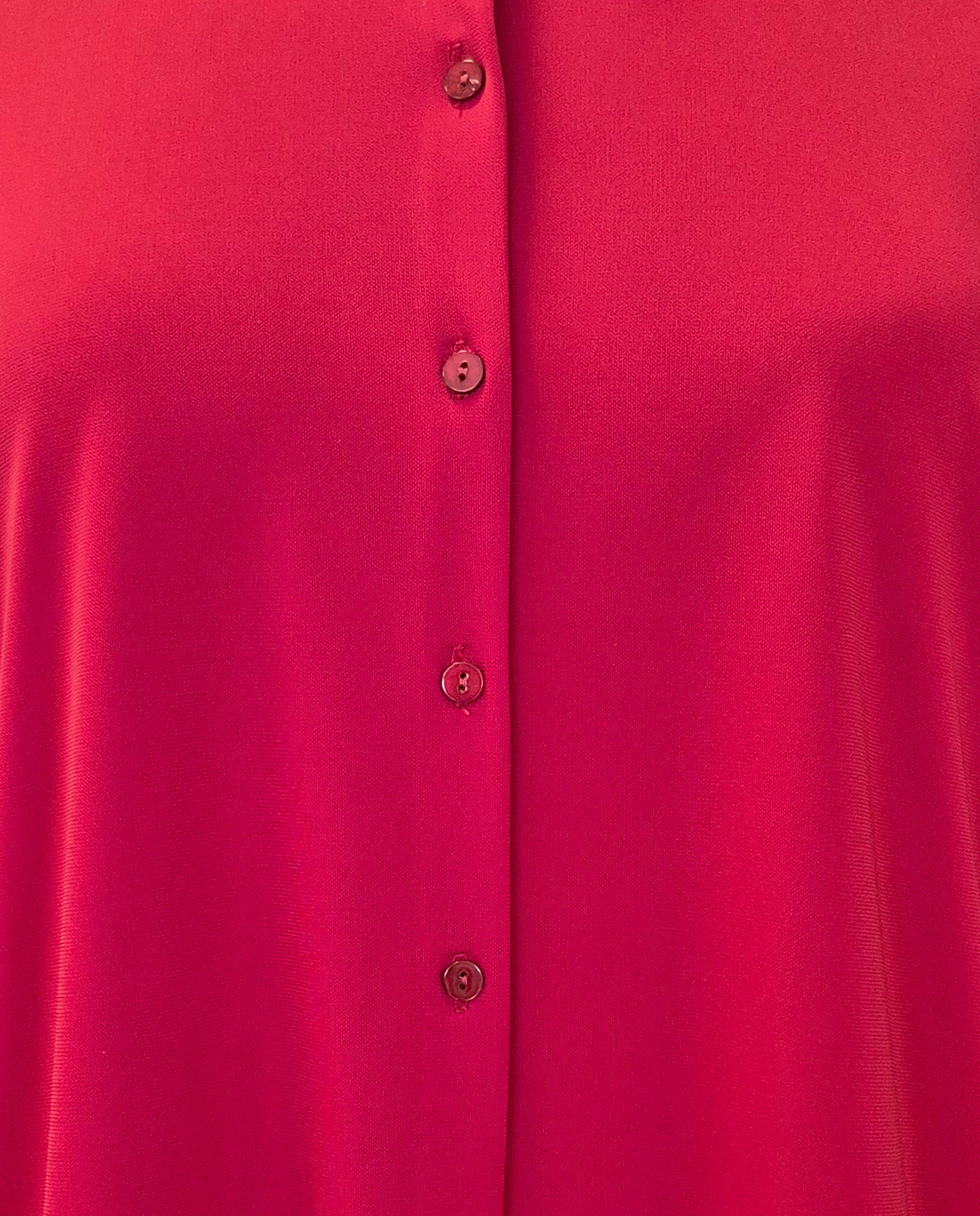 Imagen 3 de Camisa de mujer lisa de manga larga - Zermatt - Rojo Rojo