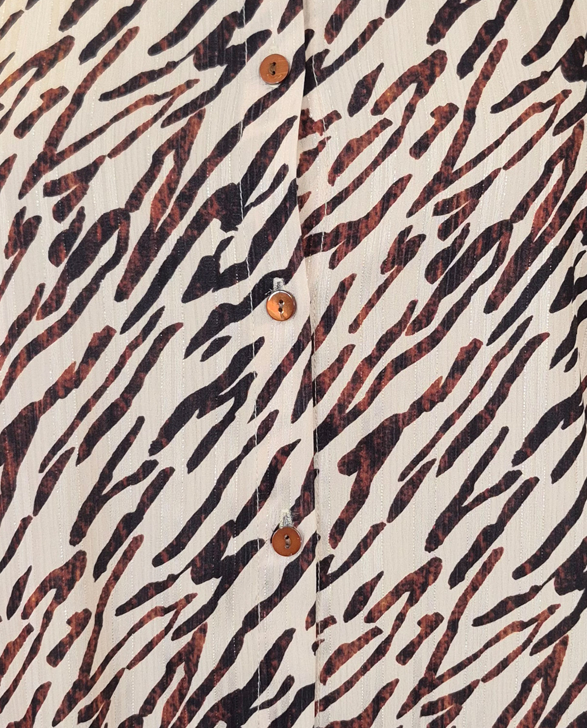 Camisa estampada Castanho-3