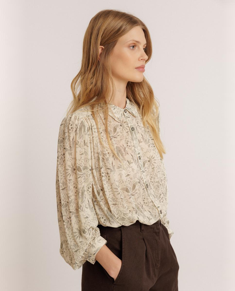 Imagem 1 de Camisa Relaxed Fit com Manga Comprida