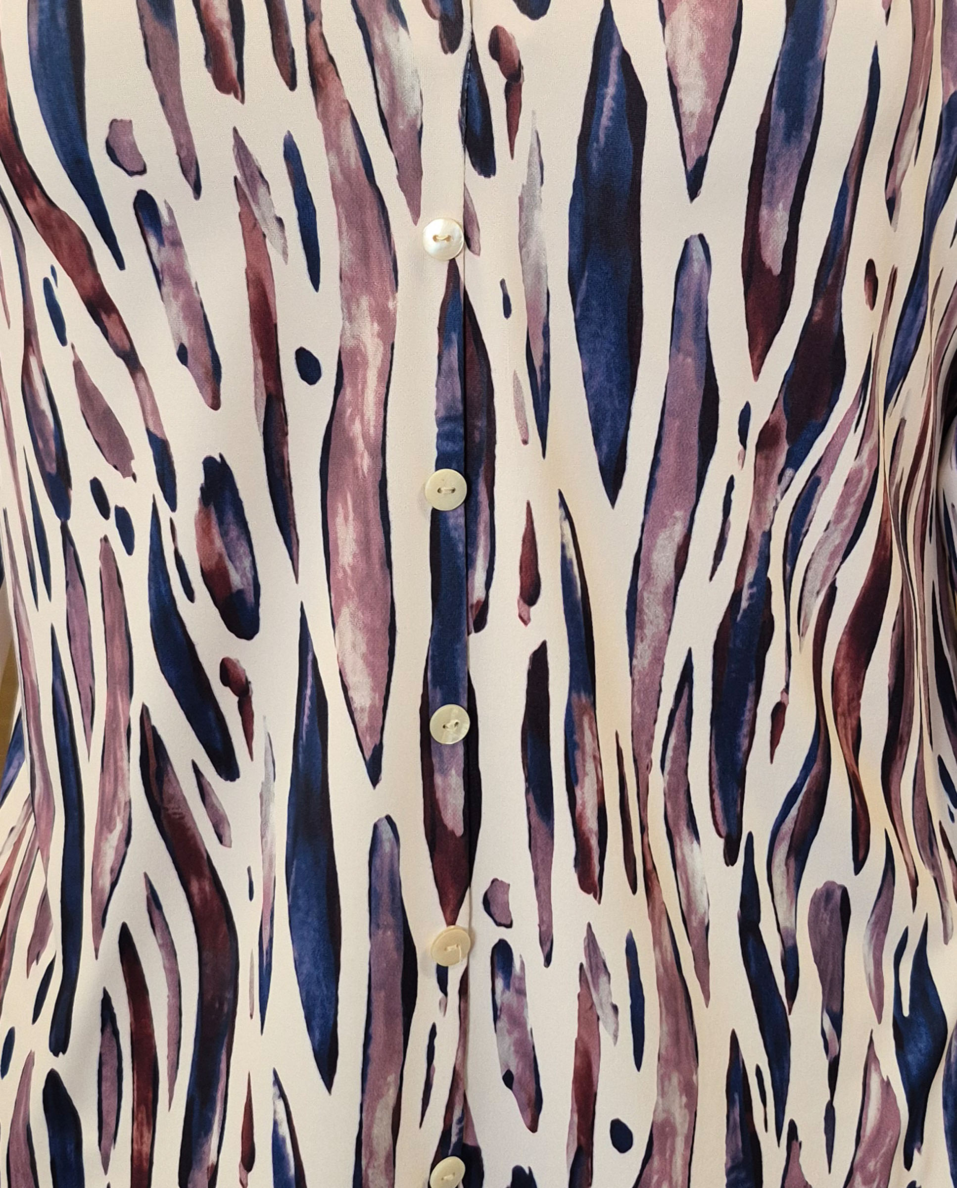 Blusa estampada, manga 3/4 - Zermatt - Morado Morado-3