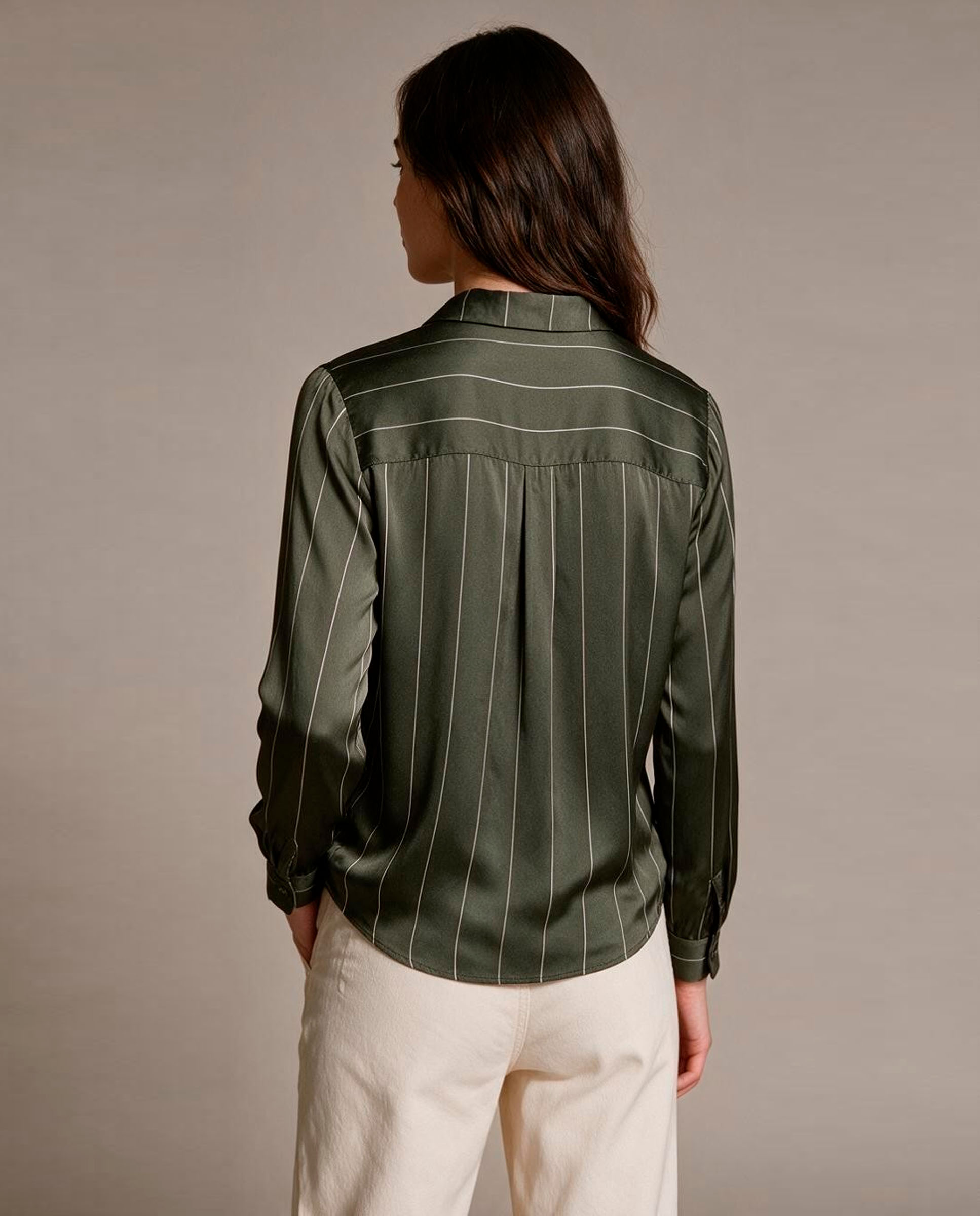 Camisa com risca Verde-2