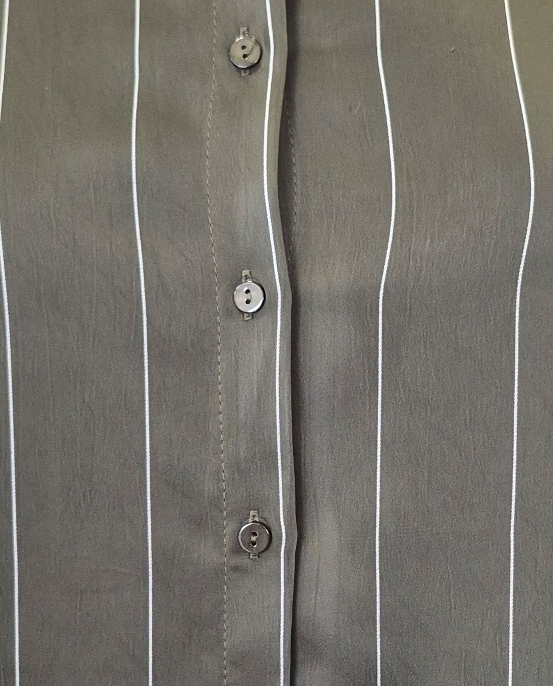 Camisa com risca Verde-3
