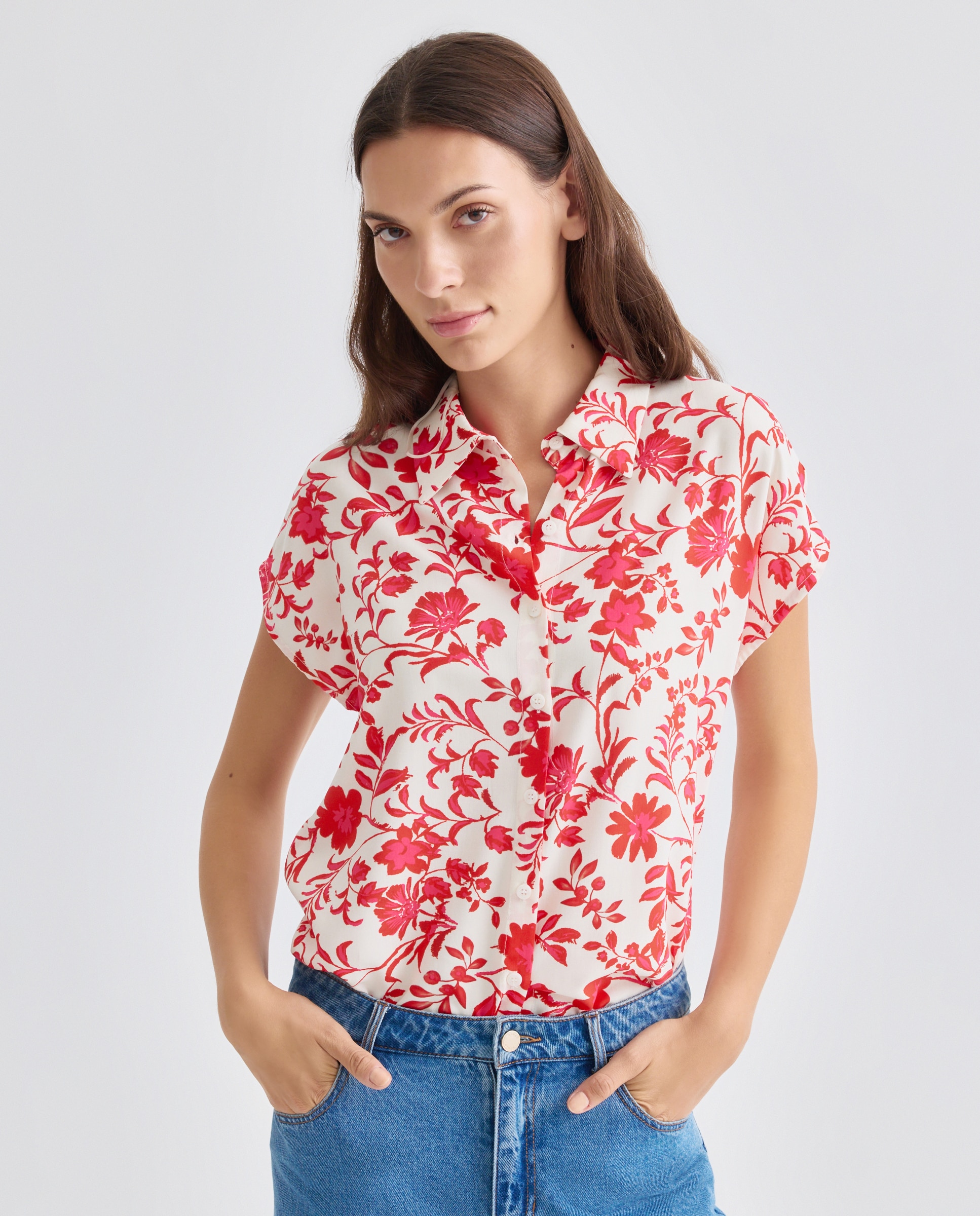 Imagem 0 de Camisa Estampada com Manga Curta