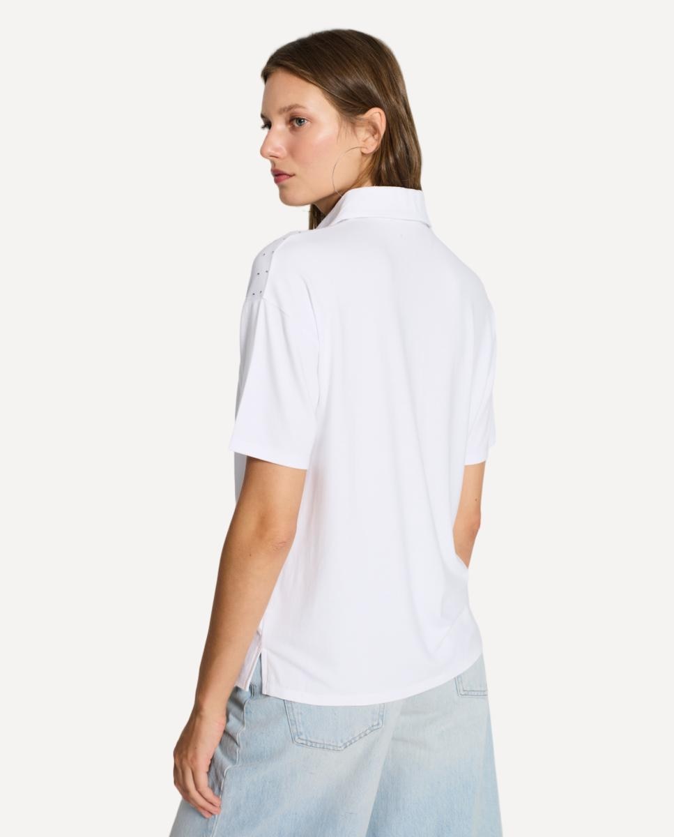 Camisa com Hotfix Branco-2